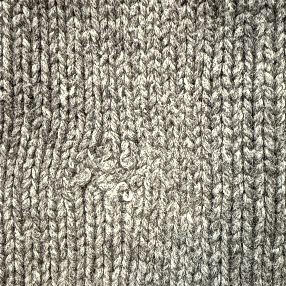 Lands' End Women's Gray Cardigan Sweater - Picture 8 of 10